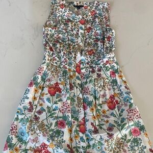 Brooks Brothers Floral Sleeveless Dress - Multicolor